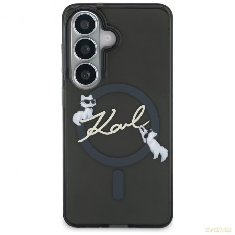 Karl Lagerfeld nakładka IML KC Script MagSafe do Samsung Galaxy S26 Plus czarna