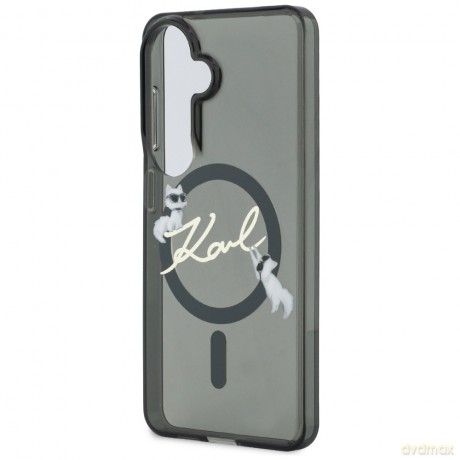 Karl Lagerfeld nakładka IML KC Script MagSafe do Samsung Galaxy S26 Plus czarna