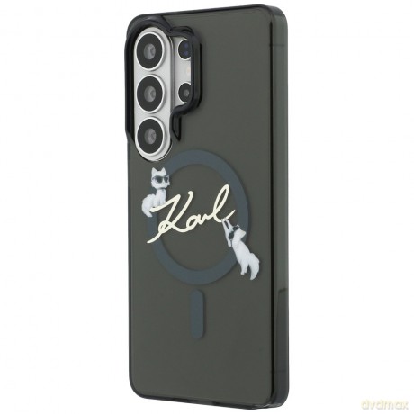 Karl Lagerfeld nakładka IML KC Script MagSafe do Samsung Galaxy S26 Ultra czarna