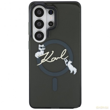 Karl Lagerfeld nakładka IML KC Script MagSafe do Samsung Galaxy S26 Ultra czarna