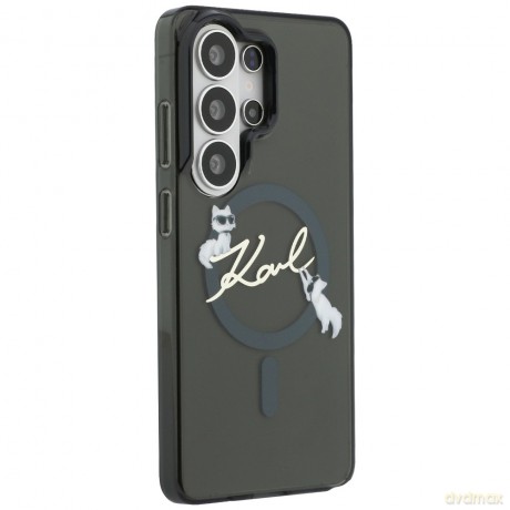 Karl Lagerfeld nakładka IML KC Script MagSafe do Samsung Galaxy S26 Ultra czarna