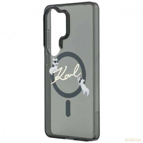 Karl Lagerfeld nakładka IML KC Script MagSafe do Samsung Galaxy S26 Ultra czarna