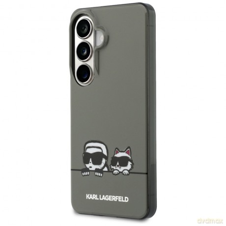 Karl Lagerfeld nakładka IML Peekaboo Karl&Choupette MagSafe do Samsung Galaxy S26 czarna