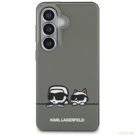 Karl Lagerfeld nakładka IML Peekaboo Karl&Choupette MagSafe do Samsung Galaxy S26 czarna