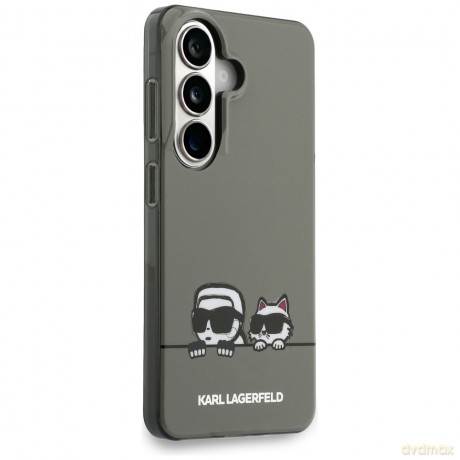 Karl Lagerfeld nakładka IML Peekaboo Karl&Choupette MagSafe do Samsung Galaxy S26 czarna