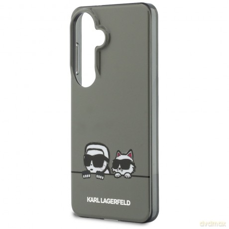 Karl Lagerfeld nakładka IML Peekaboo Karl&Choupette MagSafe do Samsung Galaxy S26 czarna