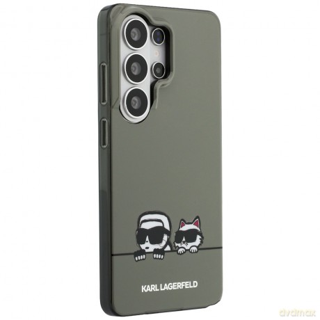 Karl Lagerfeld nakładka IML Peekaboo Karl&Choupette MagSafe do Samsung Galaxy S26 Ultra czarna
