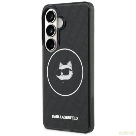 Karl Lagerfeld nakładka IML Repeated Choupette MagSafe do Samsung Galaxy S26 czarna