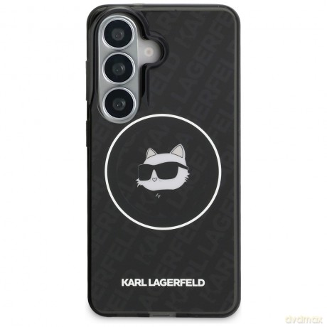 Karl Lagerfeld nakładka IML Repeated Choupette MagSafe do Samsung Galaxy S26 czarna