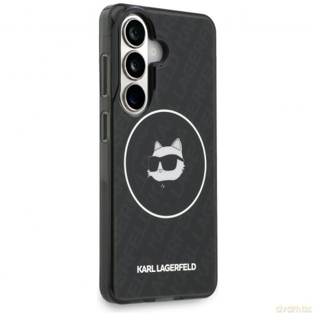 Karl Lagerfeld nakładka IML Repeated Choupette MagSafe do Samsung Galaxy S26 czarna