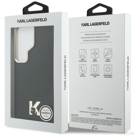 Karl Lagerfeld nakładka K Metal Logo MagSafe do Samsung Galaxy S26 Ultra czarna