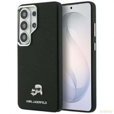 Karl Lagerfeld nakładka Saffiano KC Metal Logo MagSafe do Samsung Galaxy S26 Ultra czarna