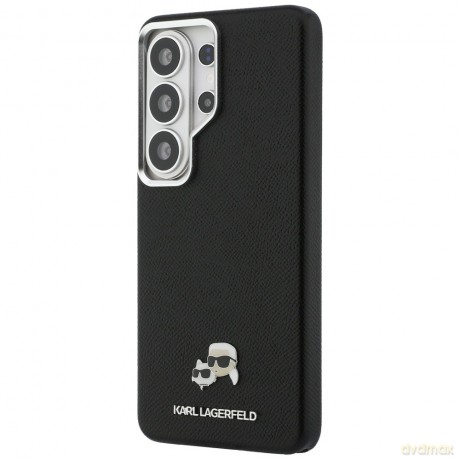 Karl Lagerfeld nakładka Saffiano KC Metal Logo MagSafe do Samsung Galaxy S26 Ultra czarna