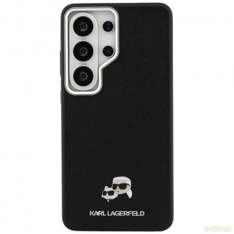 Karl Lagerfeld nakładka Saffiano KC Metal Logo MagSafe do Samsung Galaxy S26 Ultra czarna