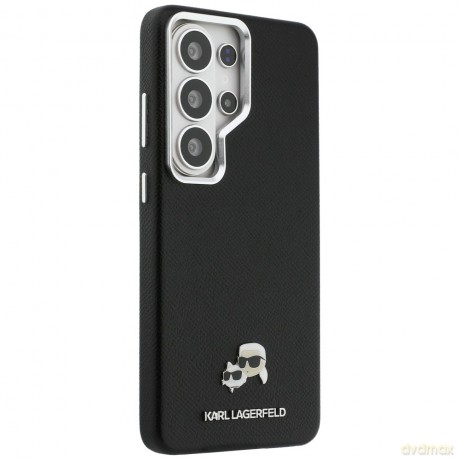 Karl Lagerfeld nakładka Saffiano KC Metal Logo MagSafe do Samsung Galaxy S26 Ultra czarna
