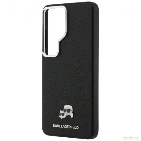 Karl Lagerfeld nakładka Saffiano KC Metal Logo MagSafe do Samsung Galaxy S26 Ultra czarna