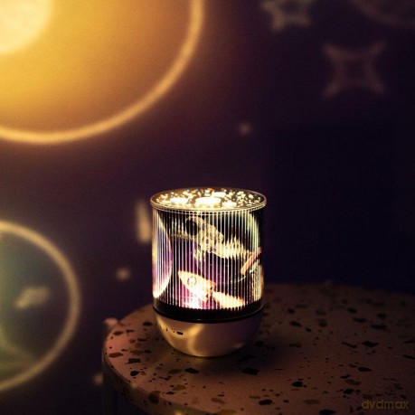 Lampka Nocna Z Projektorem + Bluetooth 3 Kolory Światła + Pilot