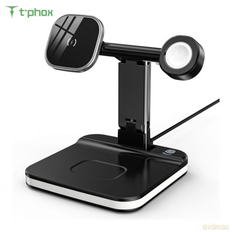 Ładowarka INDUKCYJNA 5w1 MAGNETIC WIRELESS CHARGER BLACK