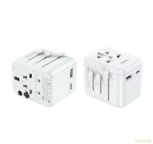 Ładowarka PODRÓŻNA REMAX ASTRO SERIES RP-U23 EU/US/CN/AU 2.4A WHITE