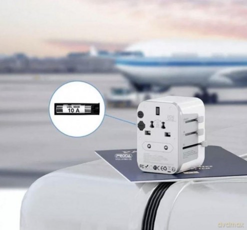 Ładowarka PODRÓŻNA REMAX ASTRO SERIES RP-U23 EU/US/CN/AU 2.4A WHITE