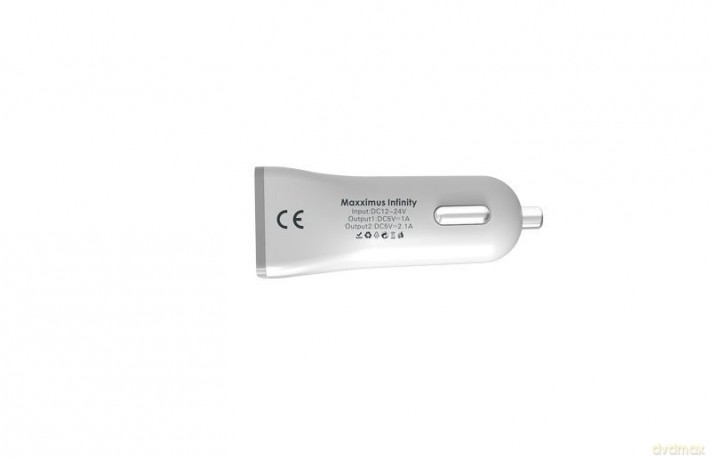 Ładowarka samochodowa Maxximus Infinity 2.1A Micro USB, 2xUSB