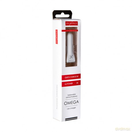 Ładowarka samochodowa Maxximus Omega 3A QUICK CHARGE 3.0, 18W