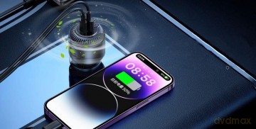 Ładowarka samochodowa REMAX YATOY SERIES WITH SCENT 60W PD QC RCC353 1xUSB +1xUSB-C BLACK