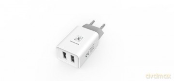 Ładowarka sieciowa Maxximus Urban 2.1A Micro USB, 2xUSB