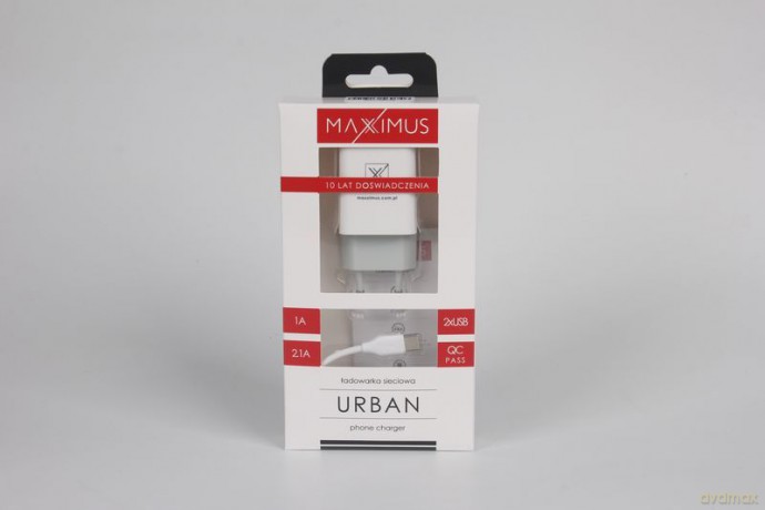 Ładowarka sieciowa Maxximus Urban 2.1A Type-C, 2xUSB