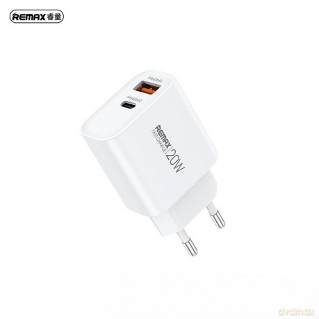Ładowarka sieciowa REMAX KIDDY SERIES 20W RP-U120 USB/USB-C WHITE