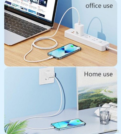 Ładowarka sieciowa REMAX PRIME II SERIES 20W RP-U5 + KABEL USB-C/LIGHTNING 1M
