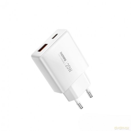 Ładowarka sieciowa REMAX ULTRA THIN GaN 20W RP-U01-AC WHITE