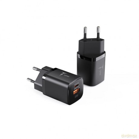 Ładowarka sieciowa T-PHOX HANDY SERIES 33W T-PP08 USB/USB-C BLACK