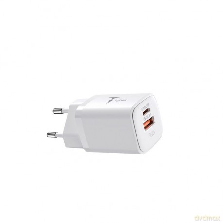Ładowarka sieciowa T-PHOX HANDY SERIES 33W T-PP08 USB/USB-C WHITE