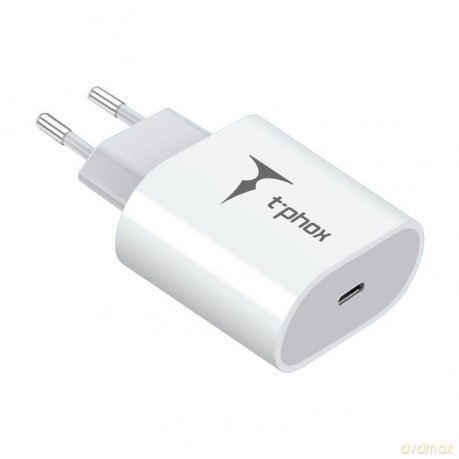 Ładowarka sieciowa T-PHOX ISPEED 20W WHITE (EU PLUG)
