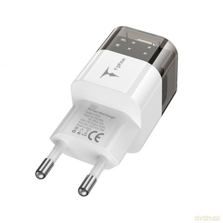 Ładowarka sieciowa T-PHOX X-POWER T-PP10 20W USB-C BLACK