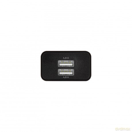 Maxlife ładowarka sieciowa MXTC-12 2x USB 4,8A czarna