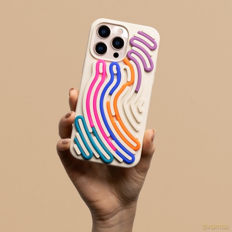 Nakładka DIY Snake do iPhone 11 beżowa