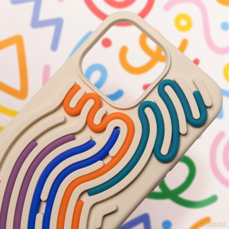 Nakładka DIY Snake do iPhone 11 beżowa