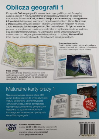 Geografia LO 1 Oblicza geografii podręcznik [KSIĄŻKA]