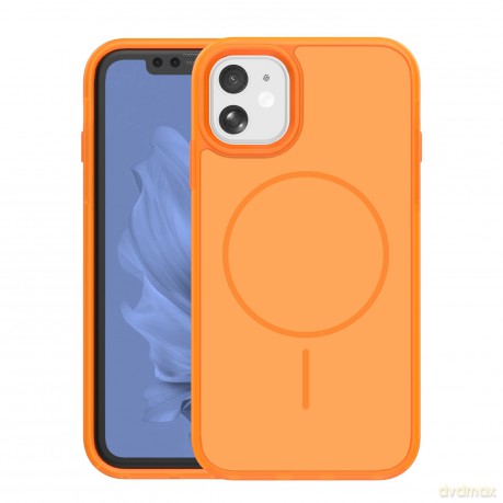 Nakładka Frame Thin Mag do iPhone 11 pomarańczowa