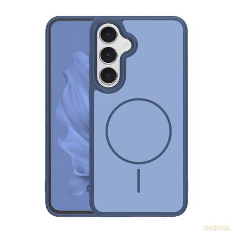 Nakładka Frame Thin Mag do Samsung Galaxy S25 ciemnoniebieska