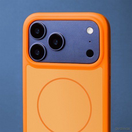 Nakładka Frame Thin Mag do Samsung Galaxy S25 pomarańczowa