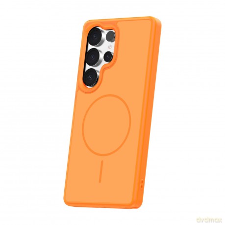 Nakładka Frame Thin Mag do Samsung Galaxy S25 Ultra pomarańczowa