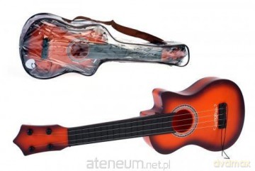 Gitara plastikowa w pokrowcu