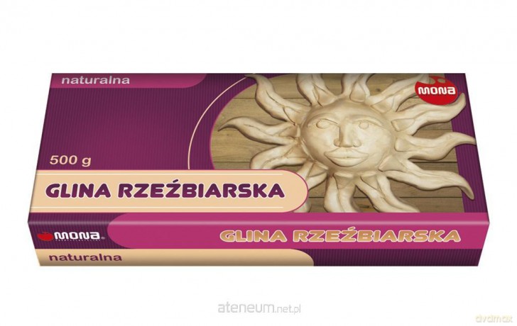 Glina rzeźbiarska naturalna 500g
