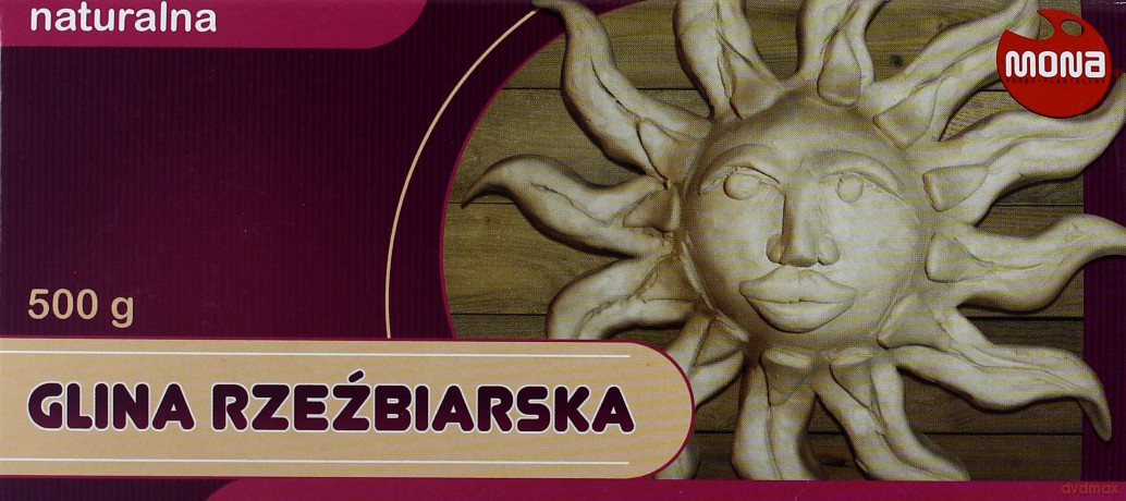 Glina rzeźbiarska naturalna 500g