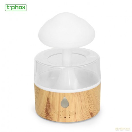 Nawilżacz/Dyfuzor T-Phox Z Lampką Chmura Deszczowa White