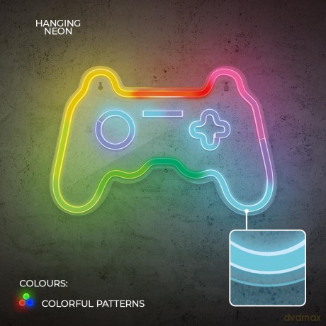 Neon LED RGB GAMEPAD FLRNE04 + pilot Forever Light