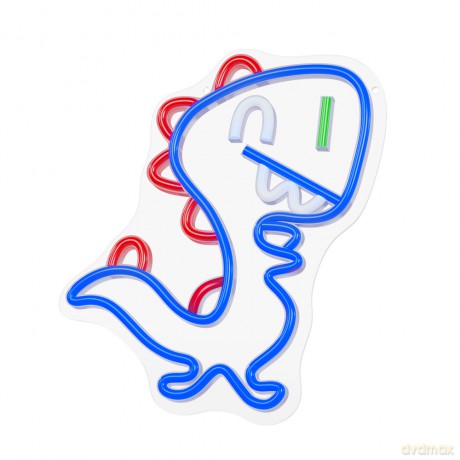 Neon PLEXI LED JURASSIC BABY DINO niebieski FLNJ01 Forever Light